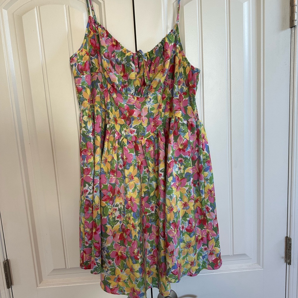 SHEIN Floral Multicolor Dress